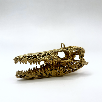 Hot Mesh Mosasaurus Skull | Ornament